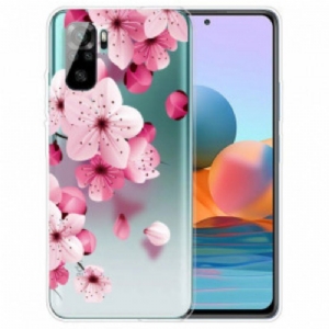 Futerały do Xiaomi Redmi Note 10 / 10S Małe Różowe Kwiaty