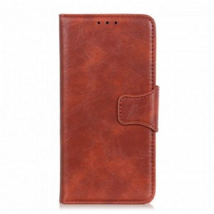 Skórzany Futerał do Xiaomi Redmi Note 10 / 10S Etui Folio Klapa Magnetyczna