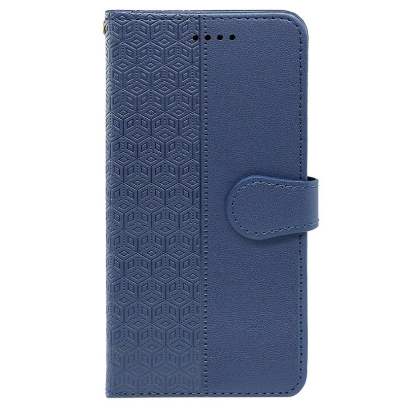 Etui Folio Motorola Edge 50 Ultra Fryz Sześcienny Etui Ochronne