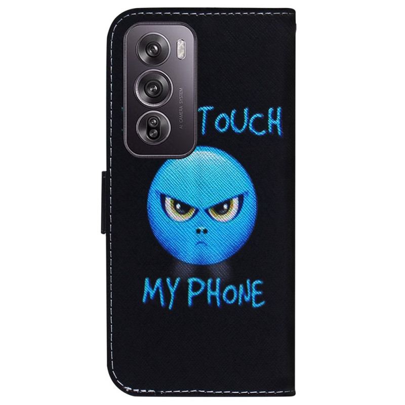 Etui Folio Do Oppo Reno 12 Pro 5g Emoji Telefonu