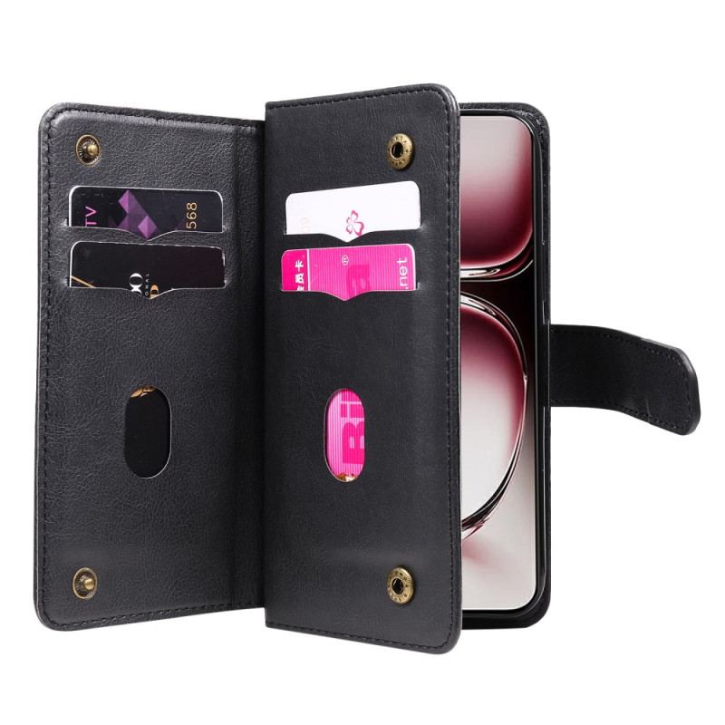 Etui Folio Oppo Reno 12 Pro 5g 10 Posiadaczy Kart Etui Ochronne