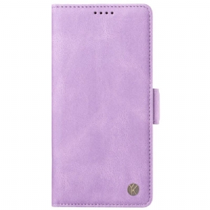 Etui Folio Oppo Reno 12 Pro 5g Efekt Zamszu Yikatu Etui Ochronne