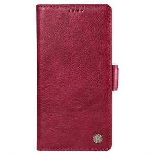 Etui Folio Oppo Reno 12 Pro 5g Vintage Yikatu Etui Ochronne