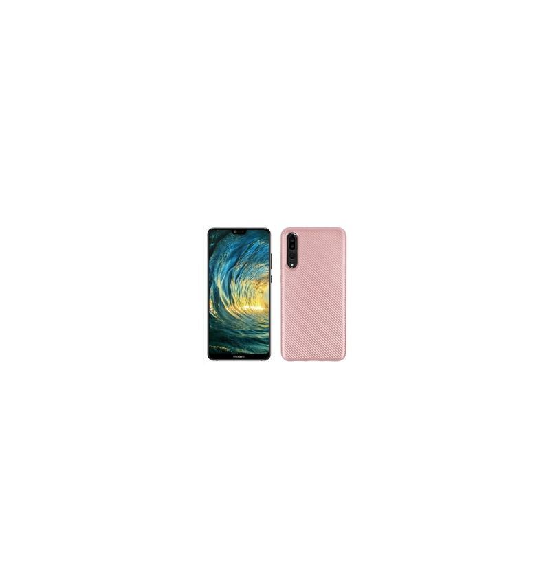 Futerały do Huawei P20 Pro Powłoka Z Włókna Węglowego