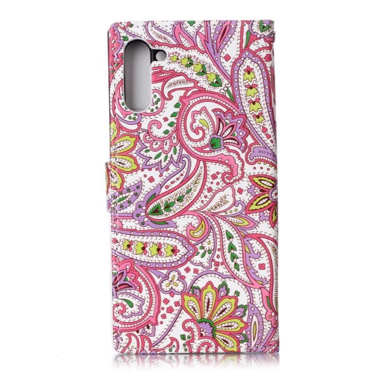 Etui Folio do Samsung Galaxy Note 10 Paisley_kwiaty