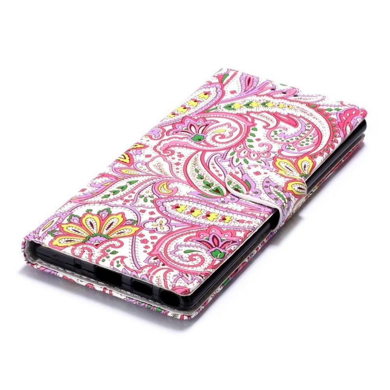 Etui Folio do Samsung Galaxy Note 10 Paisley_kwiaty