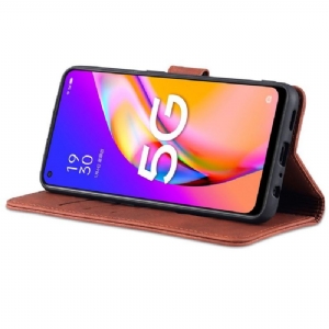 Etui do Oppo A74 5G / A54 5G Etui Folio Azns Posiadacz Karty