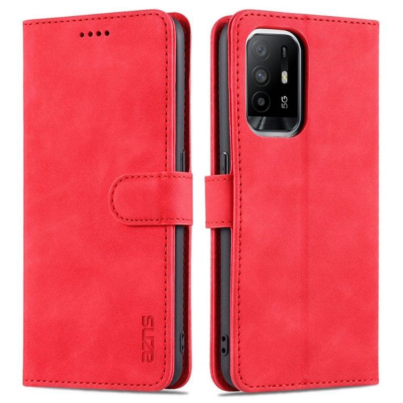 Etui do Oppo A74 5G / A54 5G Etui Folio Azns Posiadacz Karty