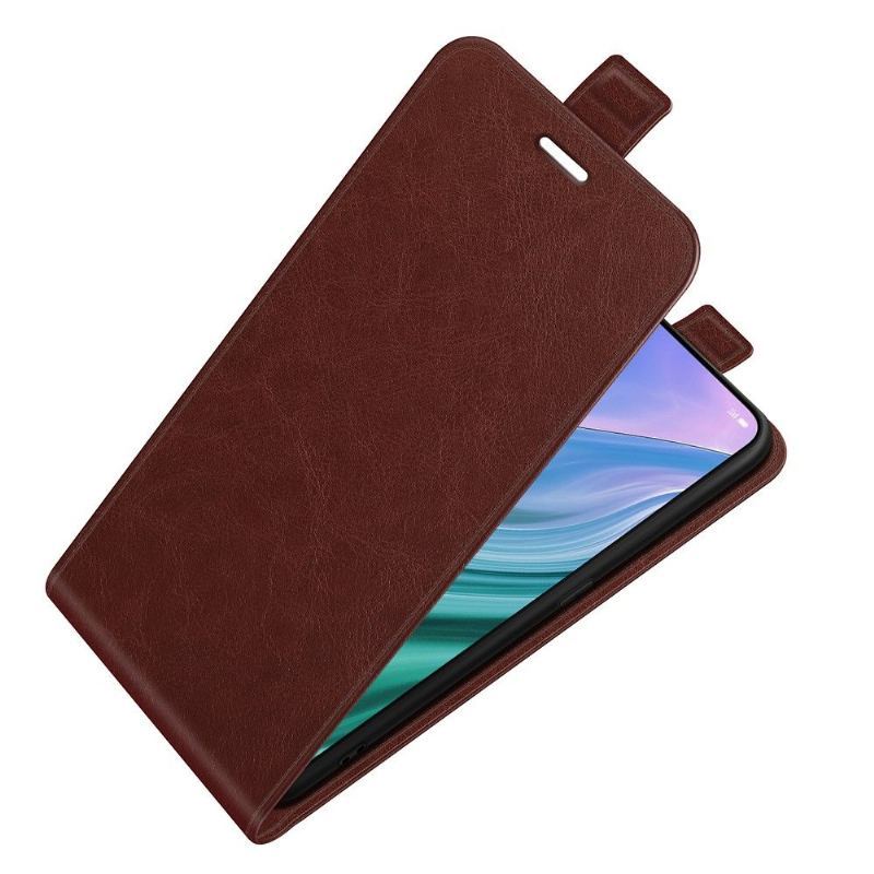 Etui Folio do Oppo A74 5G / A54 5G Classic Skórzany Futerał Ze Sztucznej Skóry W Pionie