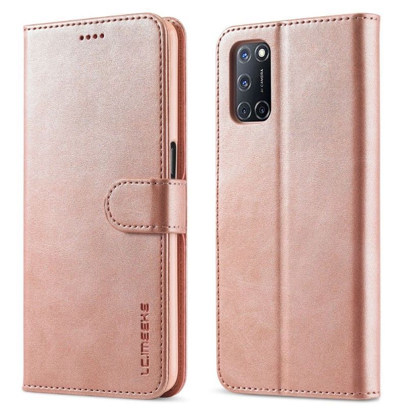 Etui Folio do Oppo A74 5G / A54 5G Lc.imeeke Efekt Skóry