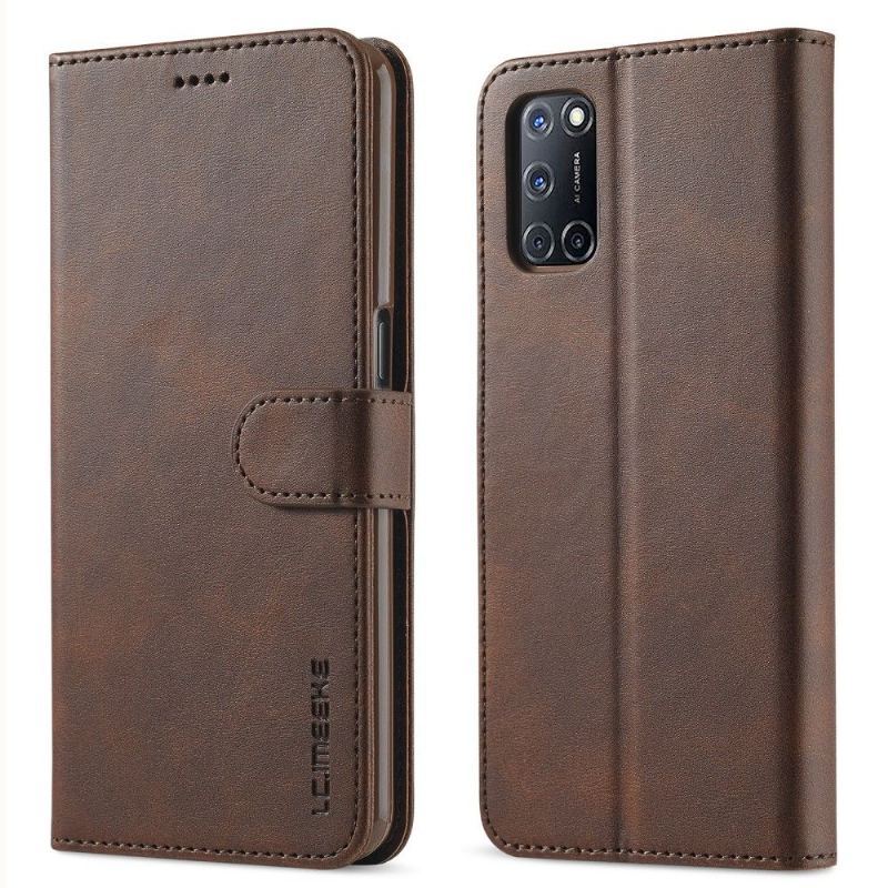 Etui Folio do Oppo A74 5G / A54 5G Lc.imeeke Efekt Skóry