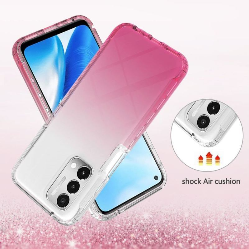 Futerały do Oppo A74 5G / A54 5G Clear Gradient Odporny Na Wstrząsy