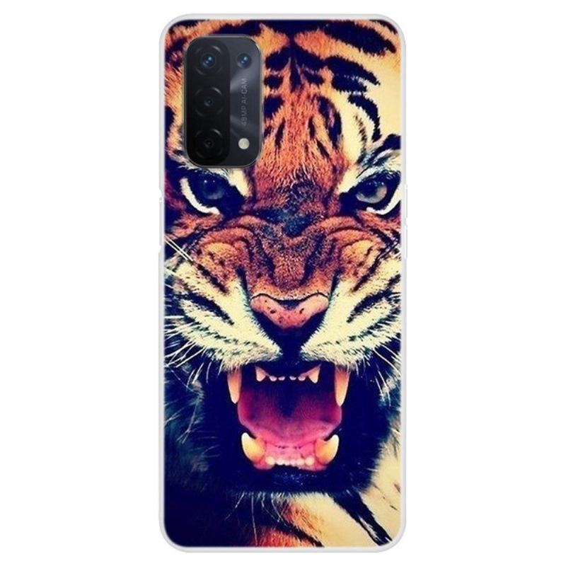 Futerały do Oppo A74 5G / A54 5G Fierce Tiger