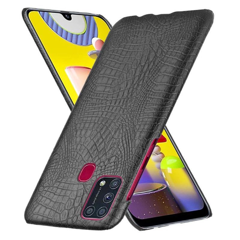 Etui do Samsung Galaxy M31 Croco Skin Effect - Czarny