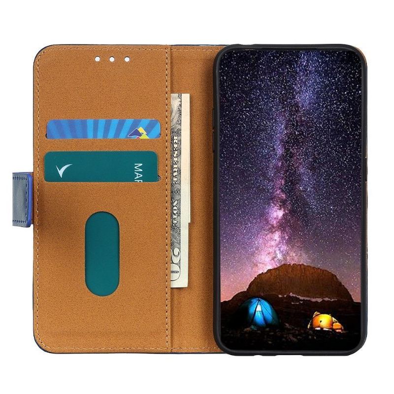 Etui Folio do Samsung Galaxy M31 Melody Etui Na Karty - Granatowe