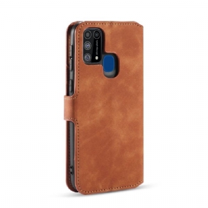 Etui Folio do Samsung Galaxy M31 Obrzeża Dg Ming Styl Retro