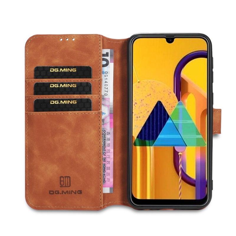 Etui Folio do Samsung Galaxy M31 Obrzeża Dg Ming Styl Retro