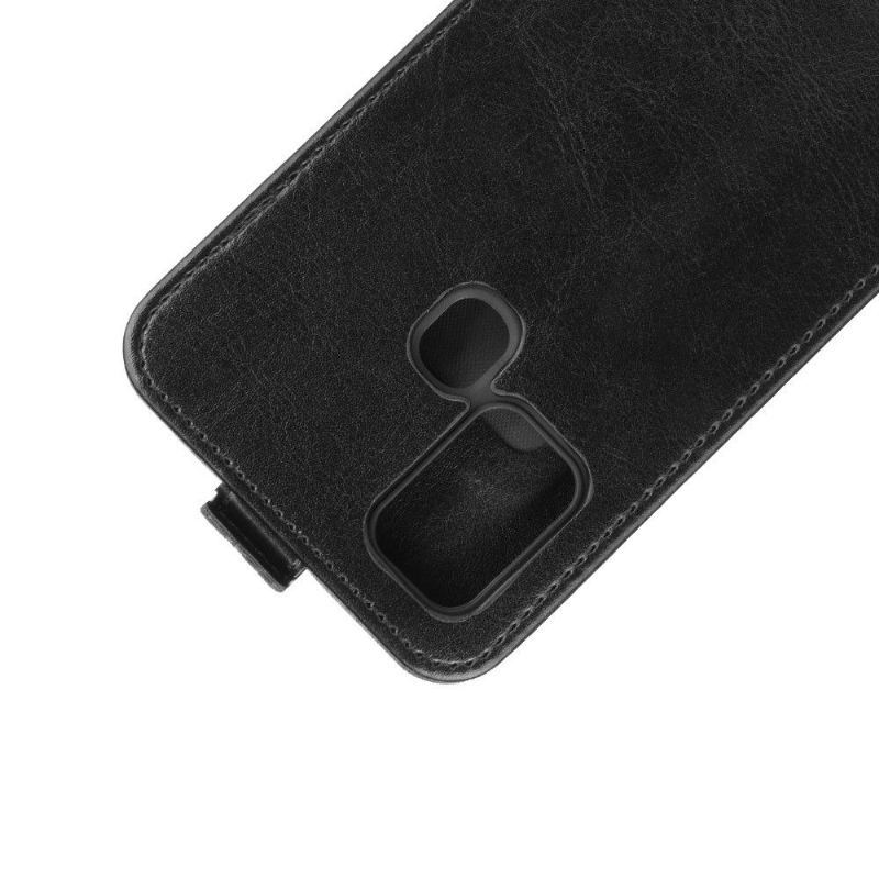 Etui Folio do Samsung Galaxy M31 Obrzeża Skórzany Futerał Ze Sztucznej Skóry W Pionie