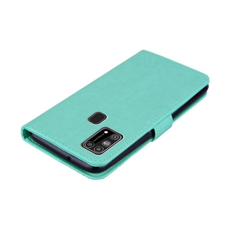 Etui Folio do Samsung Galaxy M31 Wytłaczana Sowa