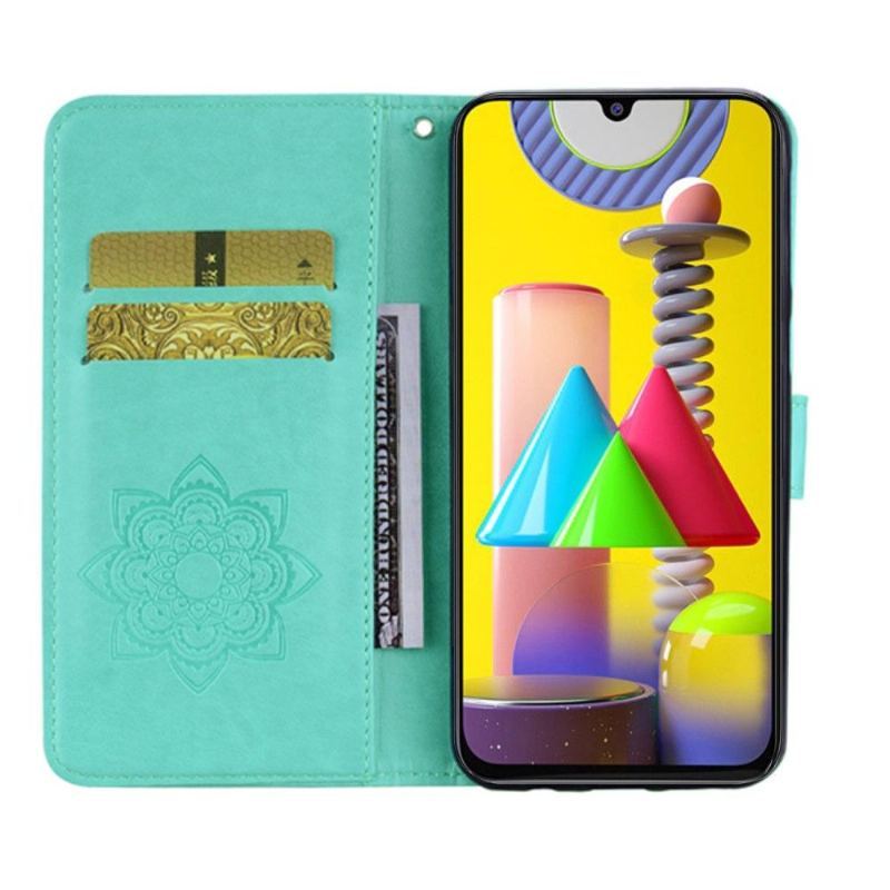 Etui Folio do Samsung Galaxy M31 Wytłaczana Sowa