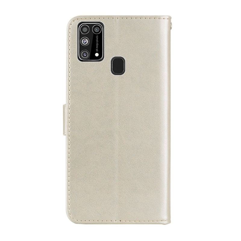 Etui Folio do Samsung Galaxy M31 Wytłaczana Sowa