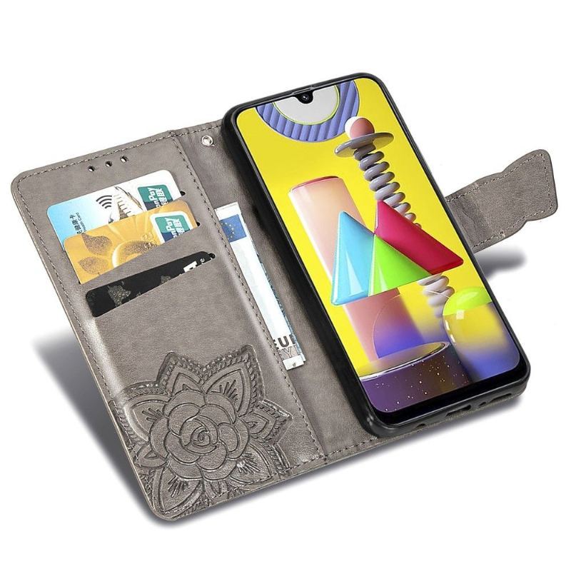 Etui Na Telefon Pokrowce do Samsung Galaxy M31 Biznes Motyl Ulga