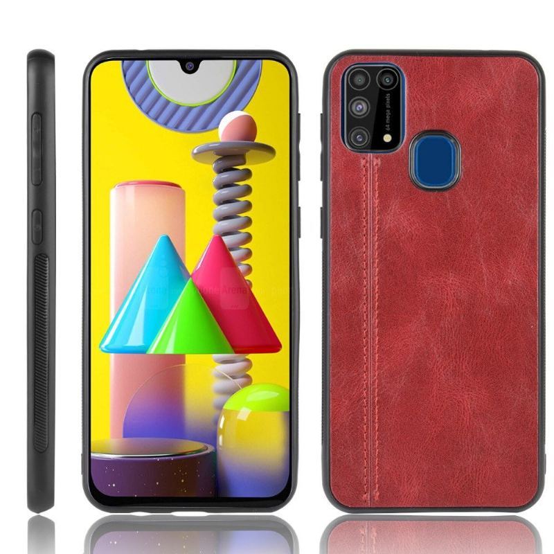 Futerały do Samsung Galaxy M31 Skórzane Szwy