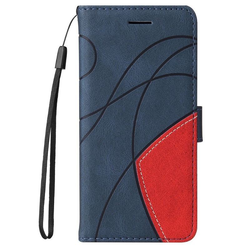 Etui Folio do Motorola Edge 20 Bicolor Artystyczny