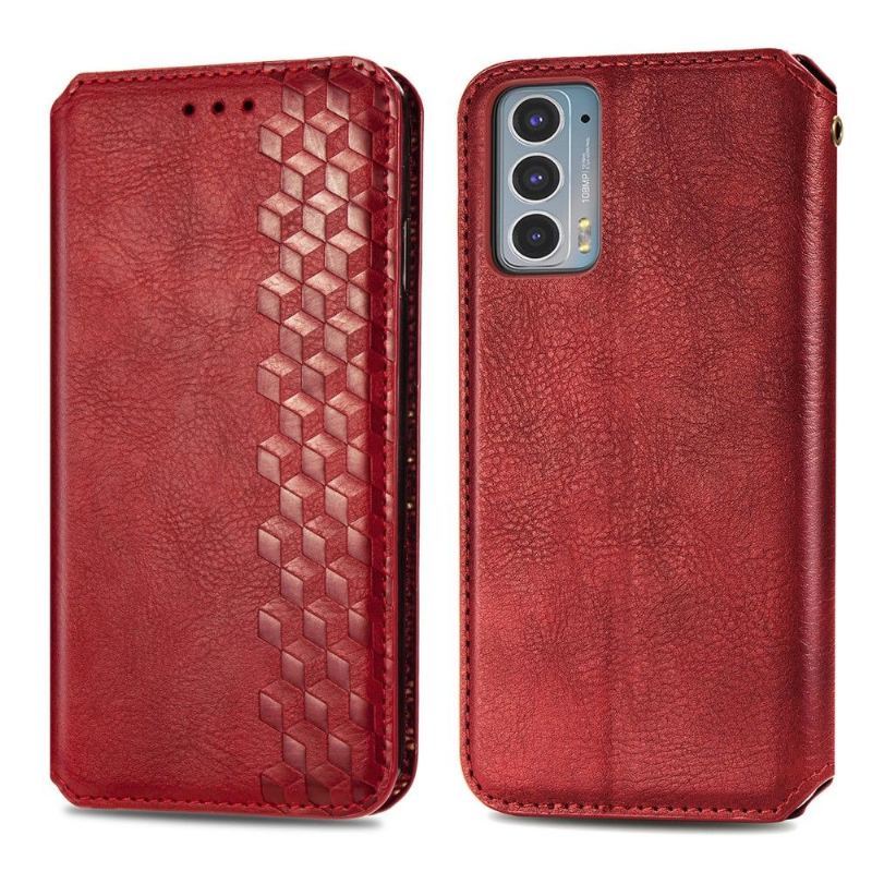 Etui Folio do Motorola Edge 20 Kub Design Posiadacz Karty