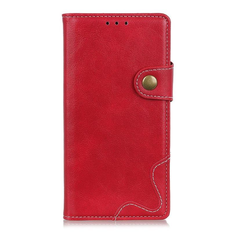 Etui Folio do Motorola Edge 20 S Kształt Odsłonięte Szwy