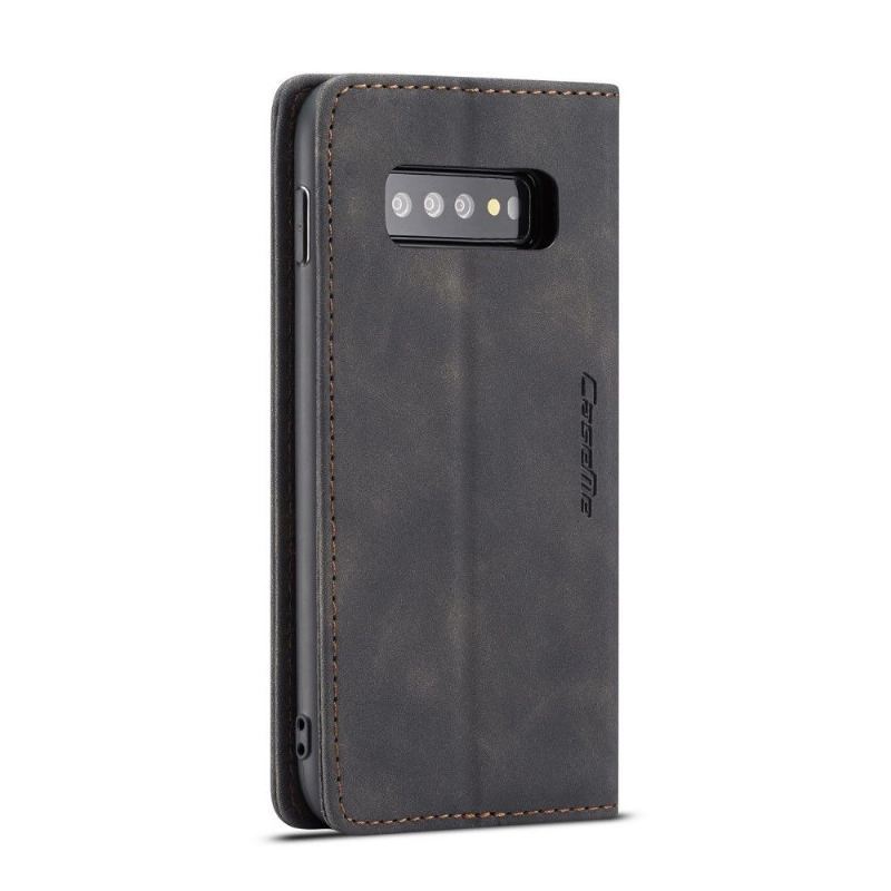 Case do Samsung Galaxy S10 Biznes Premium Imitacja Skóry