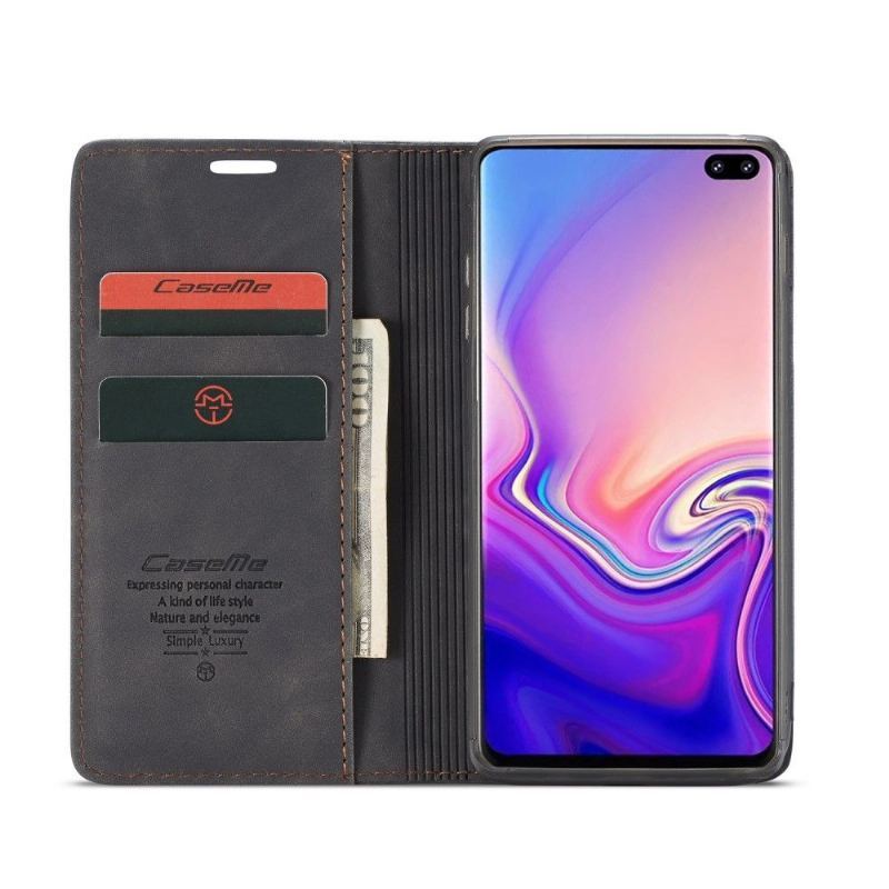 Case do Samsung Galaxy S10 Biznes Premium Imitacja Skóry