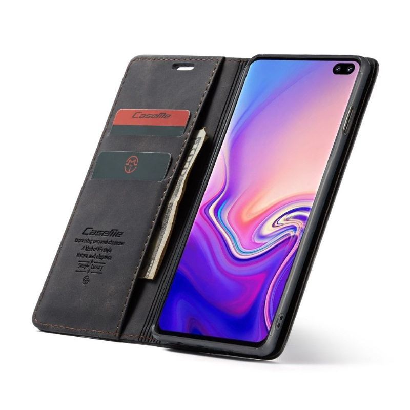 Case do Samsung Galaxy S10 Biznes Premium Imitacja Skóry