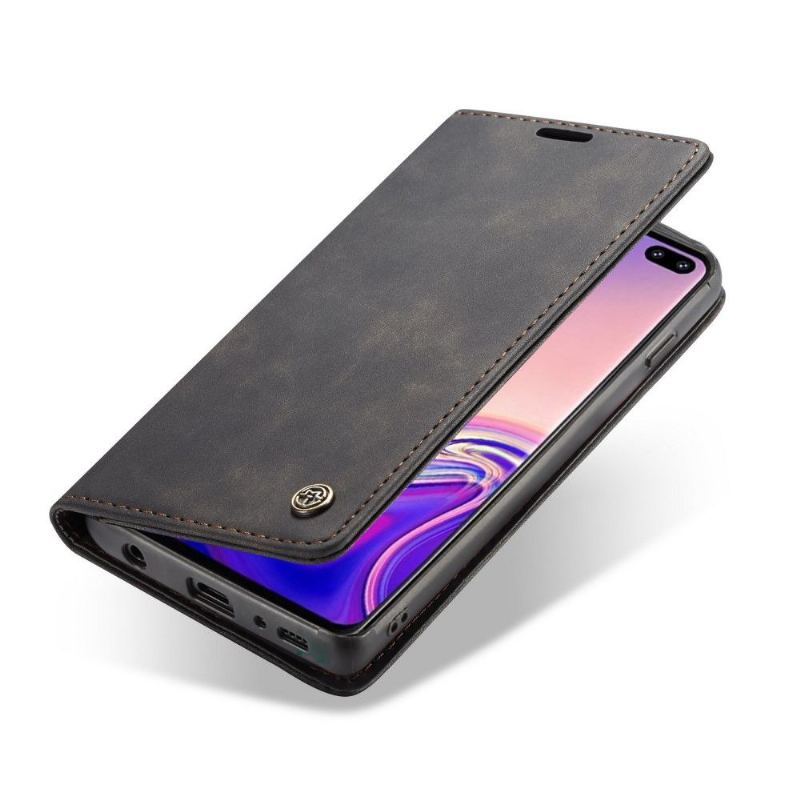 Case do Samsung Galaxy S10 Biznes Premium Imitacja Skóry