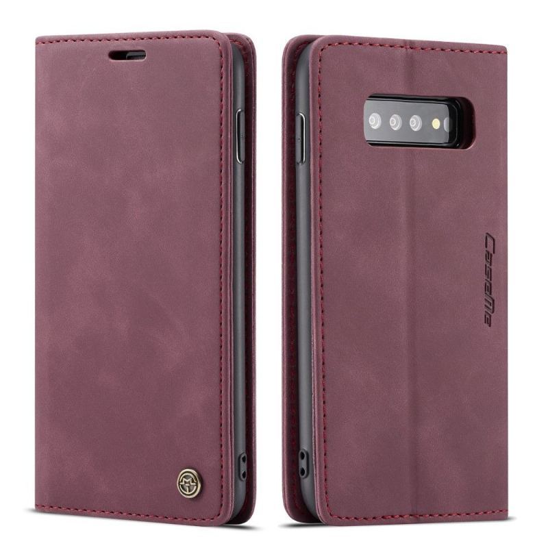 Case do Samsung Galaxy S10 Biznes Premium Imitacja Skóry