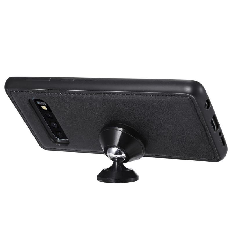 Etui Case do Samsung Galaxy S10 Magnetyczna Sztuczna Skóra