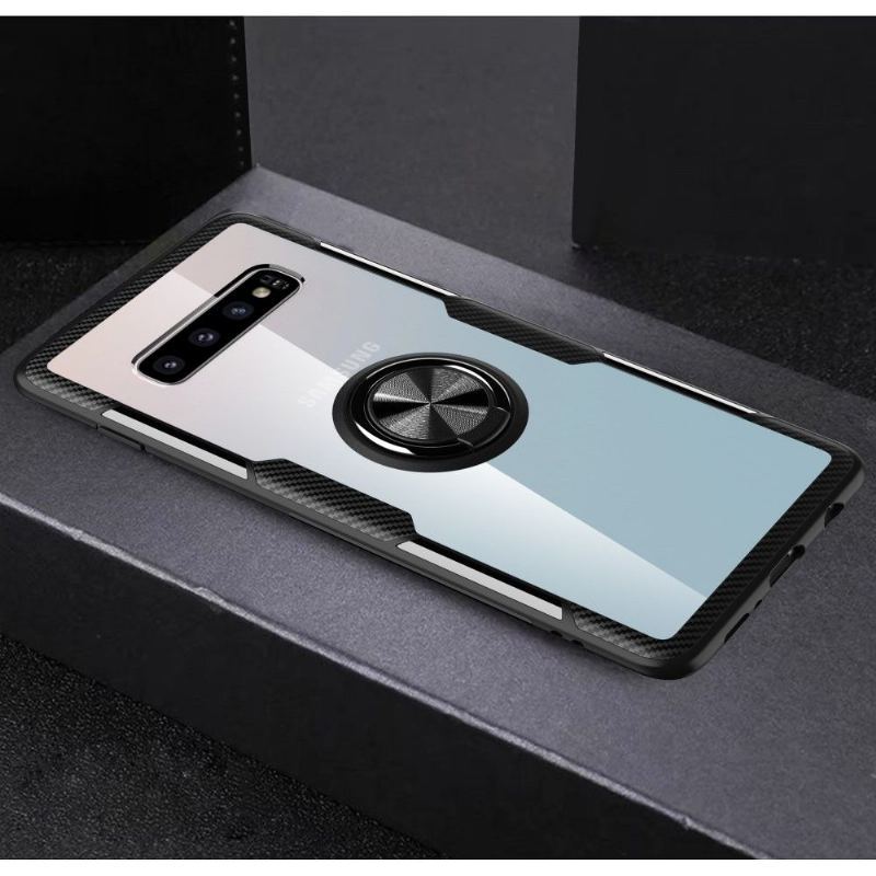 Etui do Samsung Galaxy S10 Anti-fall Przezroczysty Palec