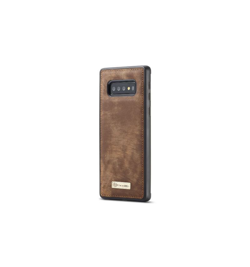 Futerały Etui do Samsung Galaxy S10 Portfel And Brown Case