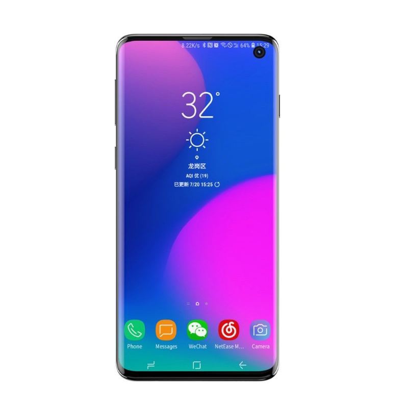 Samsung Galaxy S10 — 2 Zakrzywione Folie Ochronne