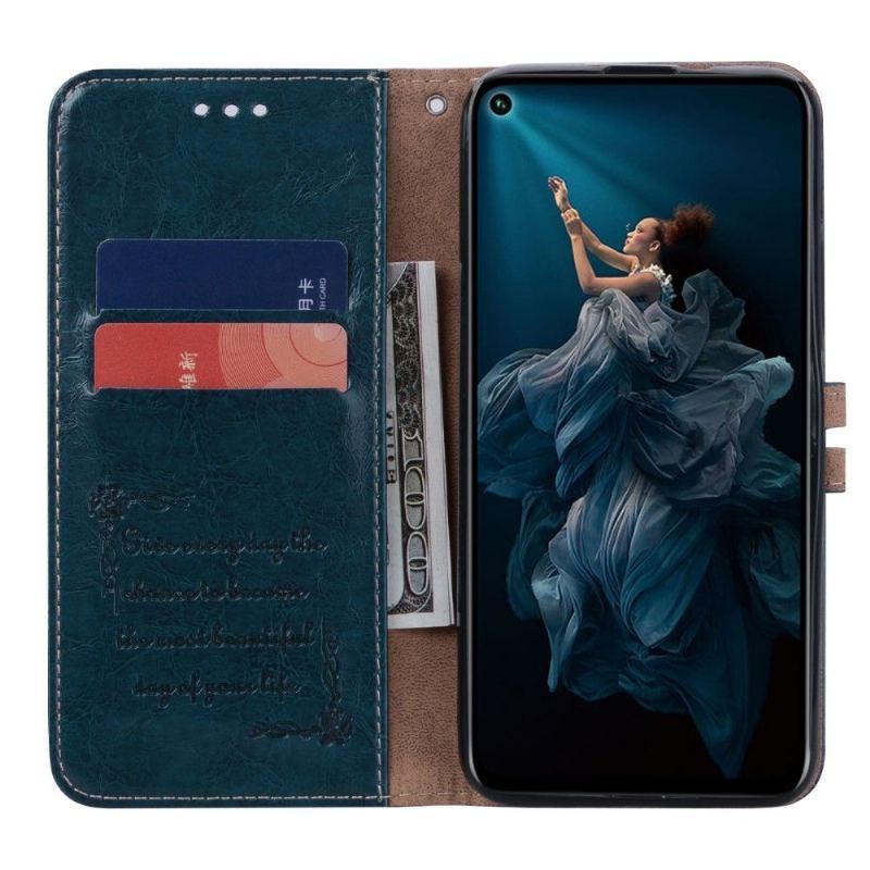 Case do Honor 20 Pro Biznes Deluxe Efekt Skóry Vintage