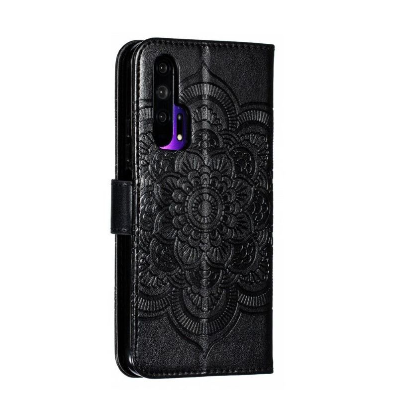 Case do Honor 20 Pro Etui Folio Folio Mandala Ze Smyczą