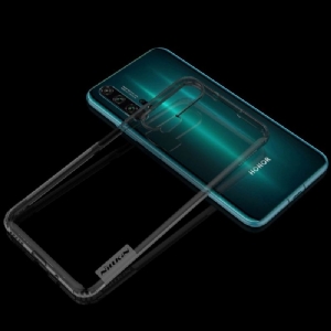 Futerały do Honor 20 Pro Obrzeża In Gel Nature Transparent Grey