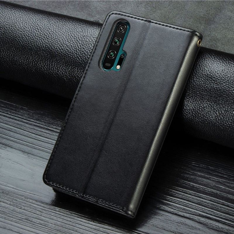 Skórzany Futerał do Honor 20 Pro Anti-fall Faux Leather Z Funkcją Stojaka