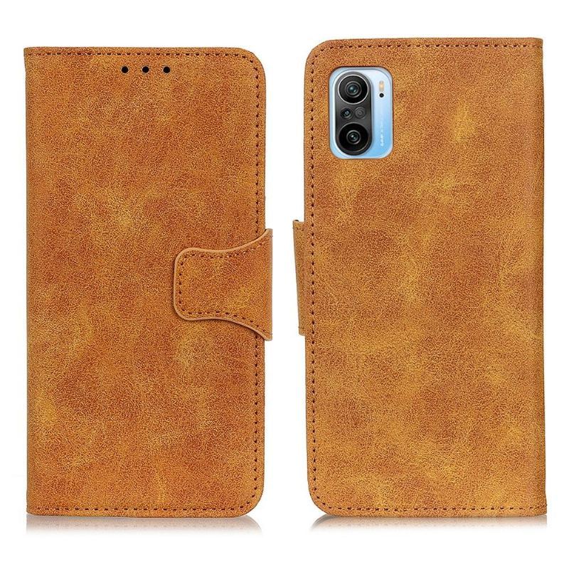 Case do Xiaomi Mi 11i / Poco F3 Biznes Edouard Faux Leather Vintage