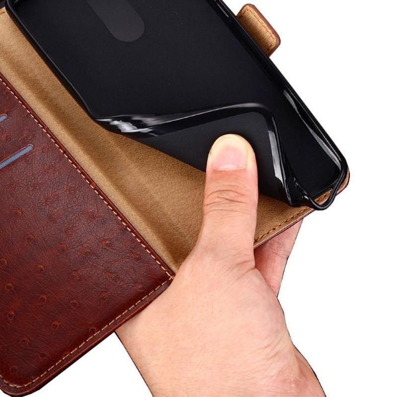 Case do Xiaomi Mi 11i / Poco F3 Biznes Etui Folio Ulrich Faux Leather