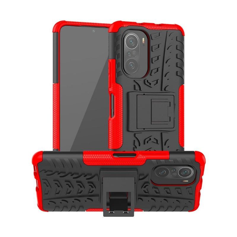 Etui do Xiaomi Mi 11i / Poco F3 Antypoślizgowe Ze Zintegrowanym Wsparciem