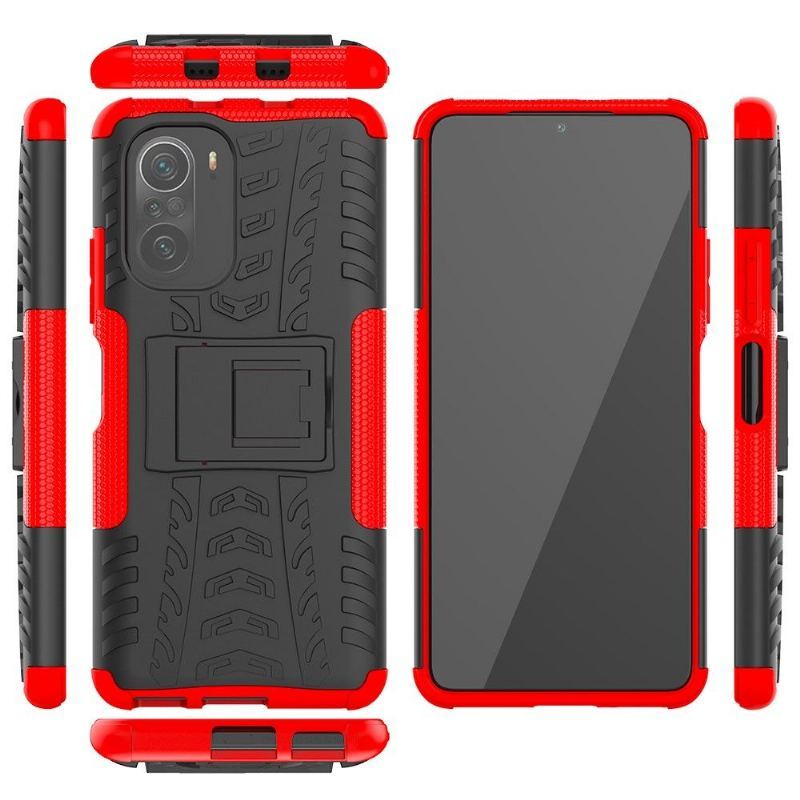 Etui do Xiaomi Mi 11i / Poco F3 Antypoślizgowe Ze Zintegrowanym Wsparciem