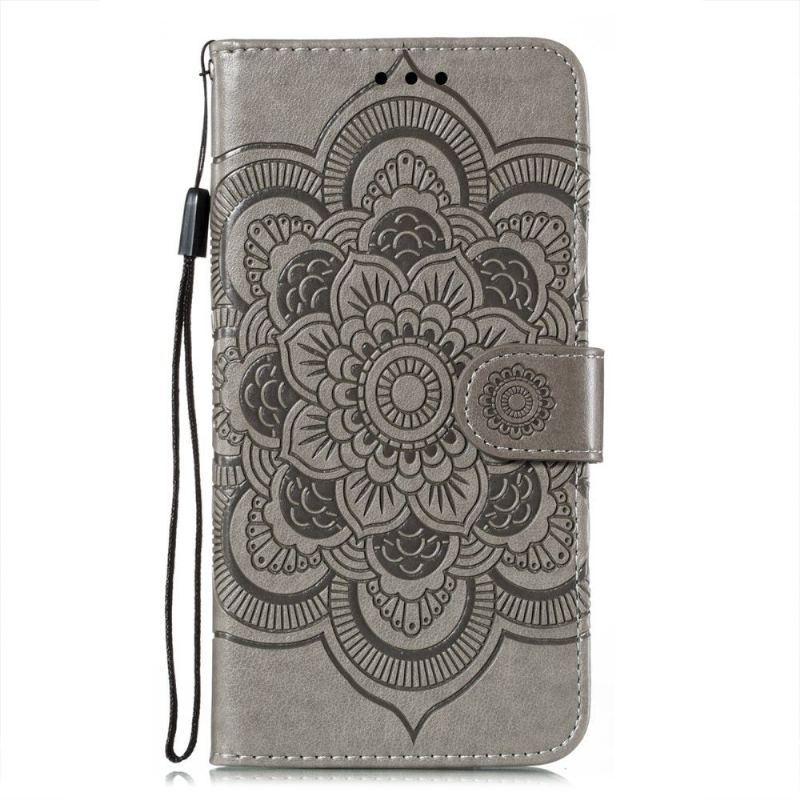 Etui do Xiaomi Mi 11i / Poco F3 Etui Folio Kwiat Mandala Ze Smyczą