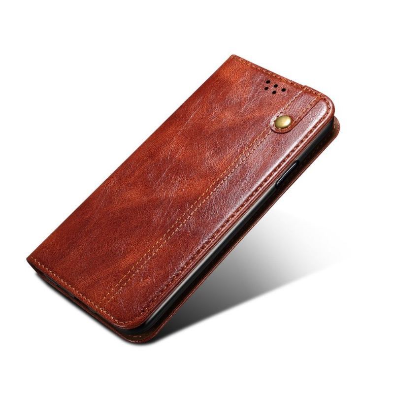 Etui Folio do Xiaomi Mi 11i / Poco F3 Classic Ernestine Odsłonięte Szwy