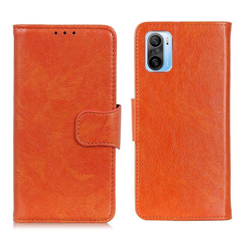 Etui Folio do Xiaomi Mi 11i / Poco F3 Classic Imitacja Skóry Nappa